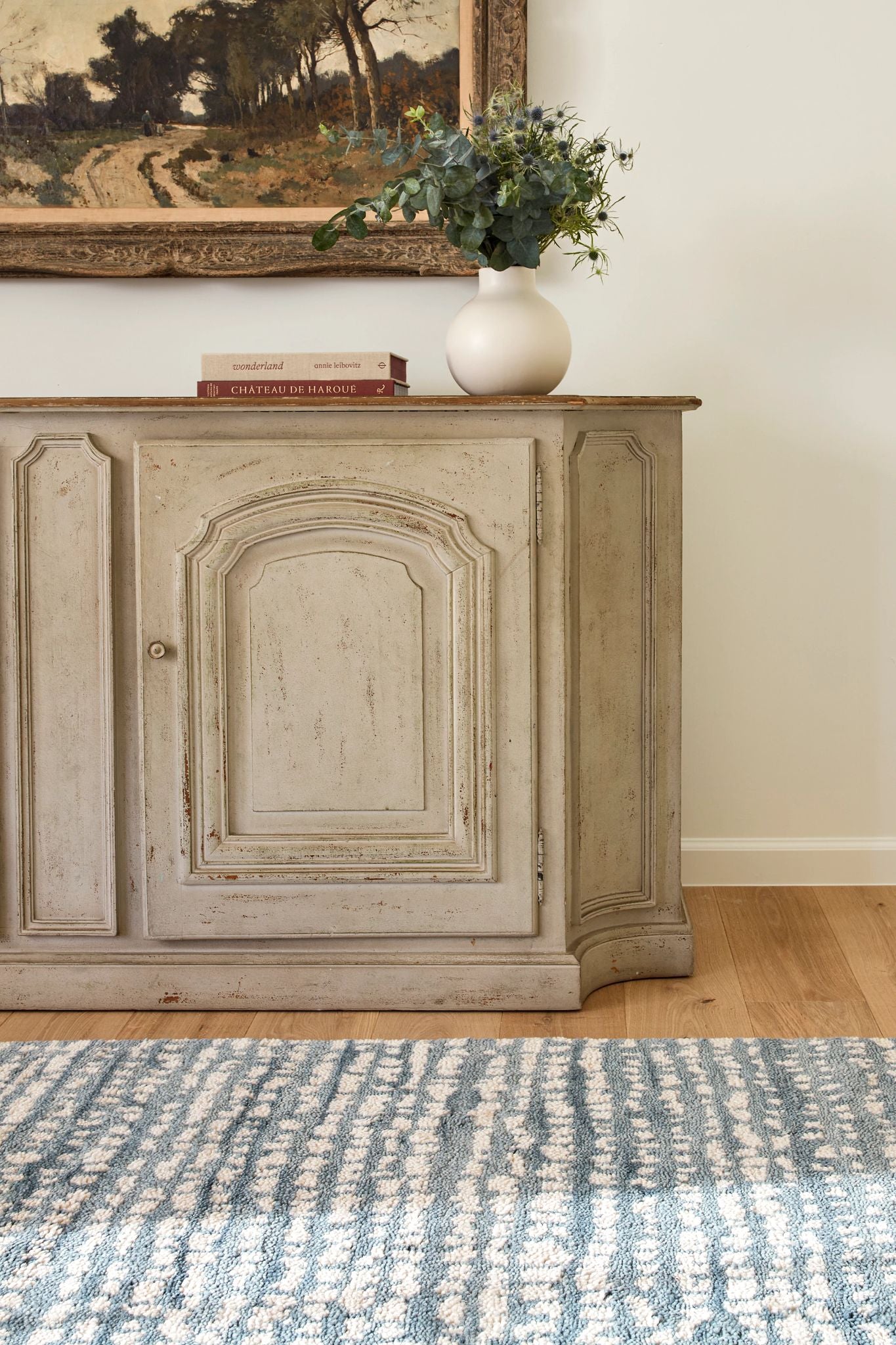 Shepherd Pewter Blue Hand Knotted Wool Rug-Rug & Weave