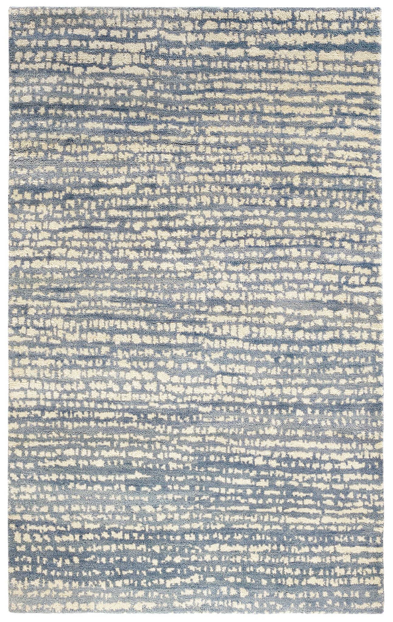 Shepherd Pewter Blue Hand Knotted Wool Rug-Rug & Weave