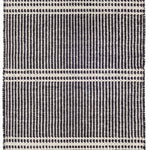 Malta Black/Ivory Handwoven Wool Rug-Rug & Weave