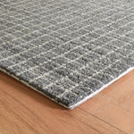 Conall Grey Hand Micro Hooked Wool Rug-Rug & Weave