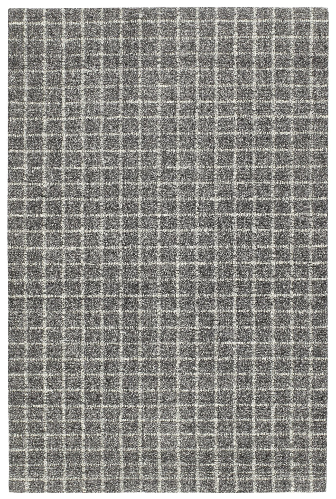 Conall Grey Hand Micro Hooked Wool Rug-Rug & Weave