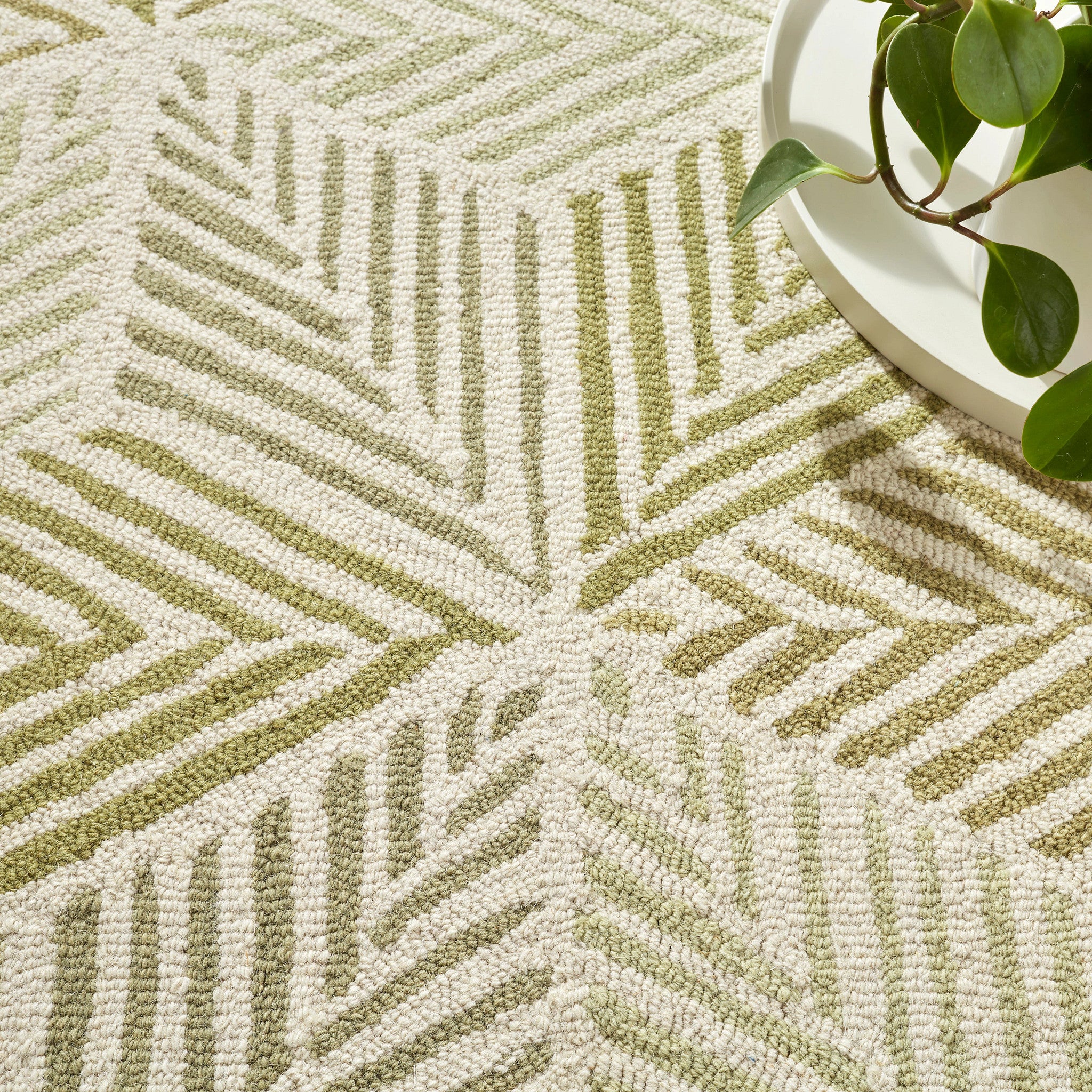 Karari Hand Hooked Wool Rug RUGS - wool Dash & Albert