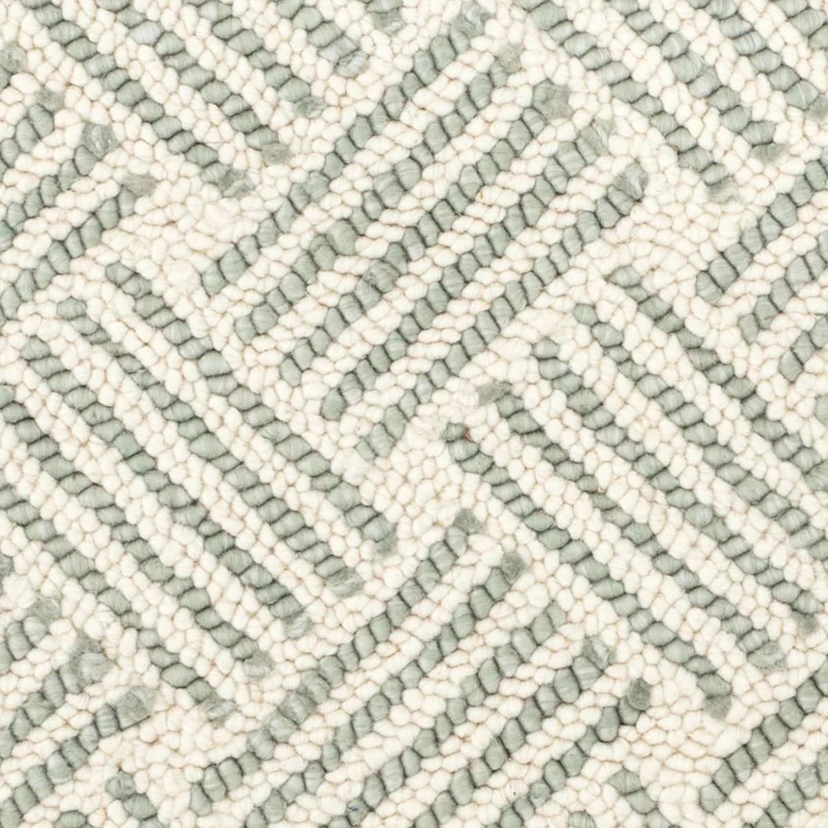 Layers Desert Sage Hooked Wool Rug- Rug & Weave