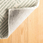 Layers Desert Sage Hooked Wool Rug- Rug & Weave