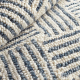 Layers Indigo Hand Hooked Wool Rug- Rug & Weave