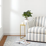 Layers Indigo Hand Hooked Wool Rug- Rug & Weave