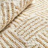 Layers Ochre Hand Hooked Wool Rug- Rug & Weave