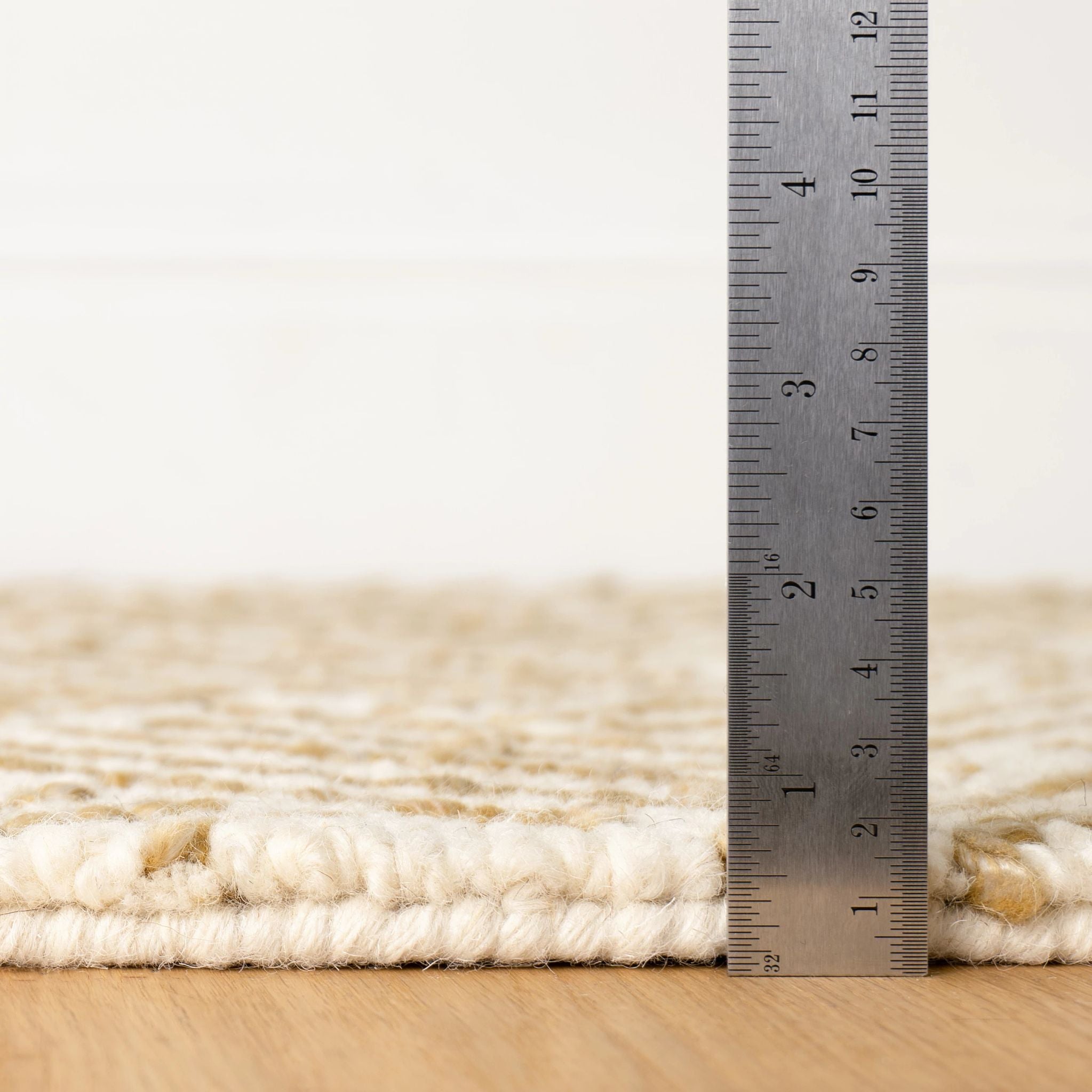 Layers Ochre Hand Hooked Wool Rug- Rug & Weave