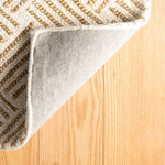 Layers Ochre Hand Hooked Wool Rug- Rug & Weave
