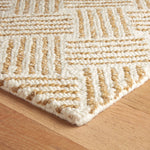 Layers Ochre Hand Hooked Wool Rug- Rug & Weave