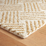 Layers Ochre Hand Hooked Wool Rug- Rug & Weave