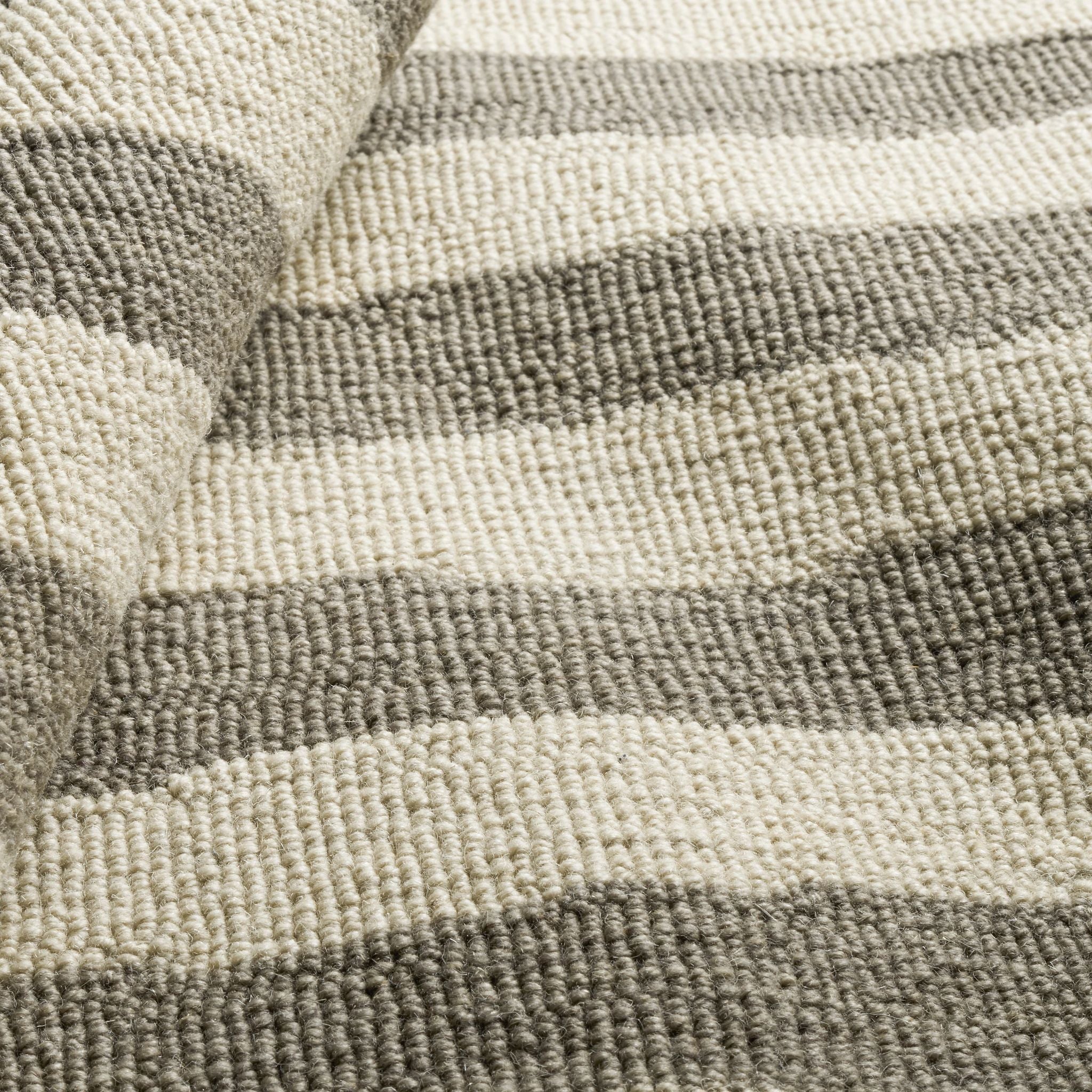 Silas Stripe Hand Micro Hooked Wool Rug RUGS - wool Dash & Albert