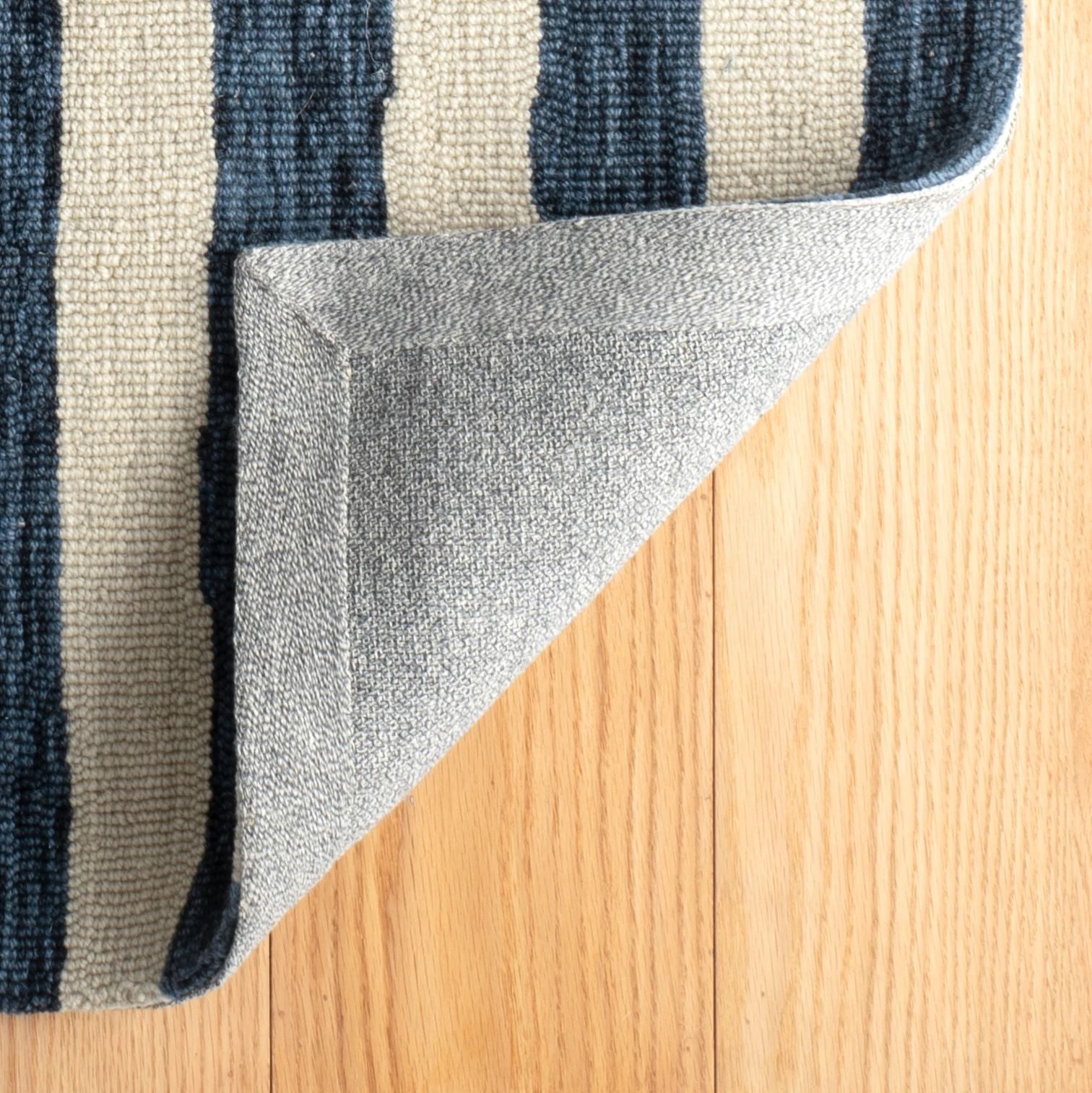 Silas Stripe Hand Micro Hooked Wool Rug RUGS - wool Dash & Albert