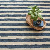 Silas Stripe Hand Micro Hooked Wool Rug RUGS - wool Dash & Albert