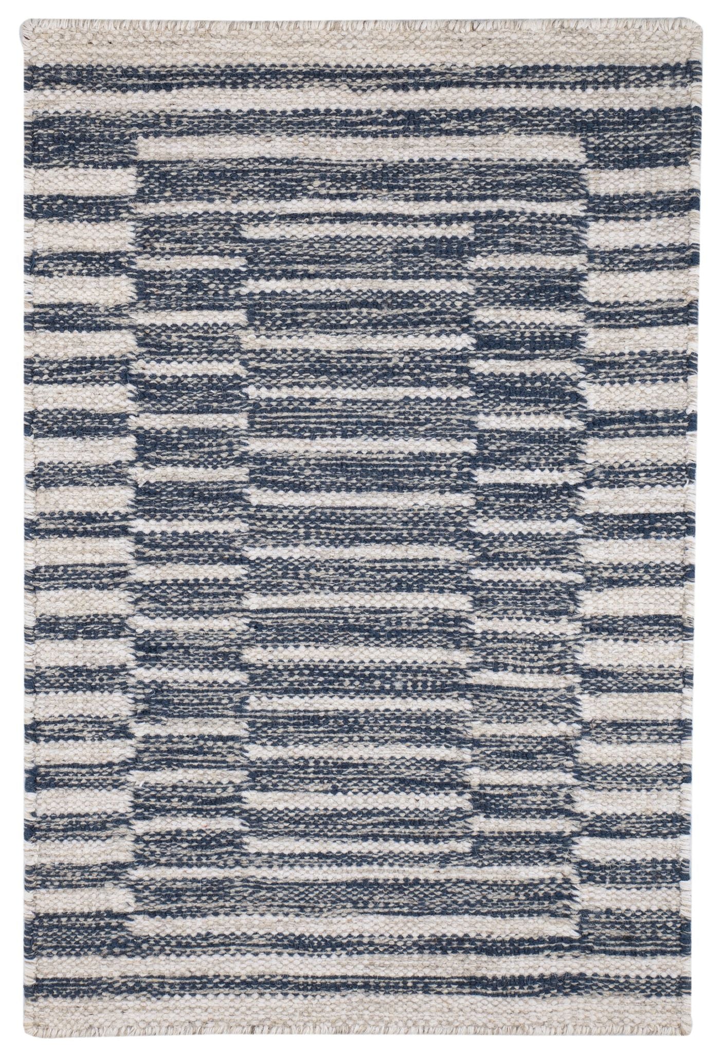Heights Denim Handwoven Wool Rug-Rug & Weave