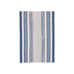 Quincy Stripe Handwoven Indoor/Outdoor Rug RUGS - synthetic Dash & Albert Denim 2' x 3'