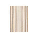 Quincy Stripe Handwoven Indoor/Outdoor Rug RUGS - synthetic Dash & Albert Khaki 2' x 3'