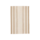 Quincy Stripe Handwoven Indoor/Outdoor Rug RUGS - synthetic Dash & Albert Khaki 2' x 3'