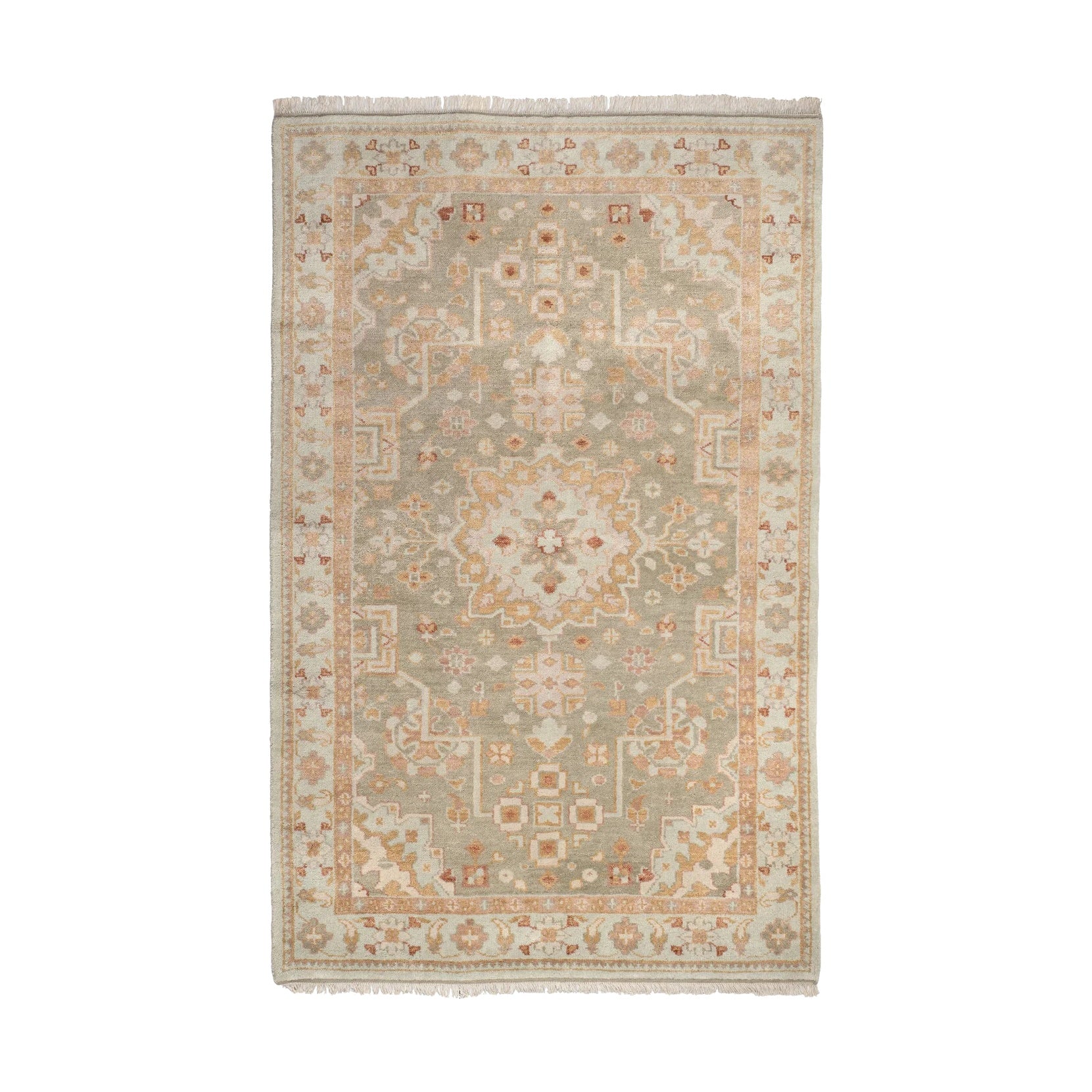 Kendra Hand Knotted Wool Rug RUGS - wool Dash & Albert Sky 2'6" x 8'