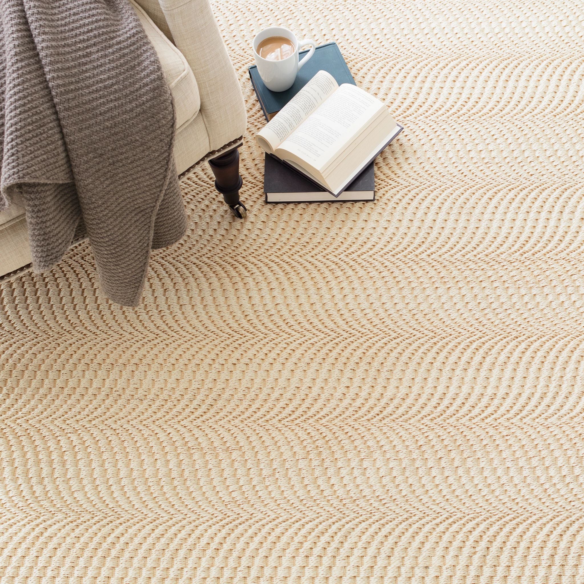 Wave Woven Sisal Rug RUGS - jute Dash & Albert