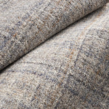 Harris Blue/Brown Hand Micro Hooked Wool Rug-Rug & Weave