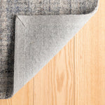 Harris Blue/Brown Hand Micro Hooked Wool Rug-Rug & Weave