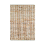 Gridwork Handwoven Jute Rug RUGS - jute Dash & Albert Ivory 2' x 3'
