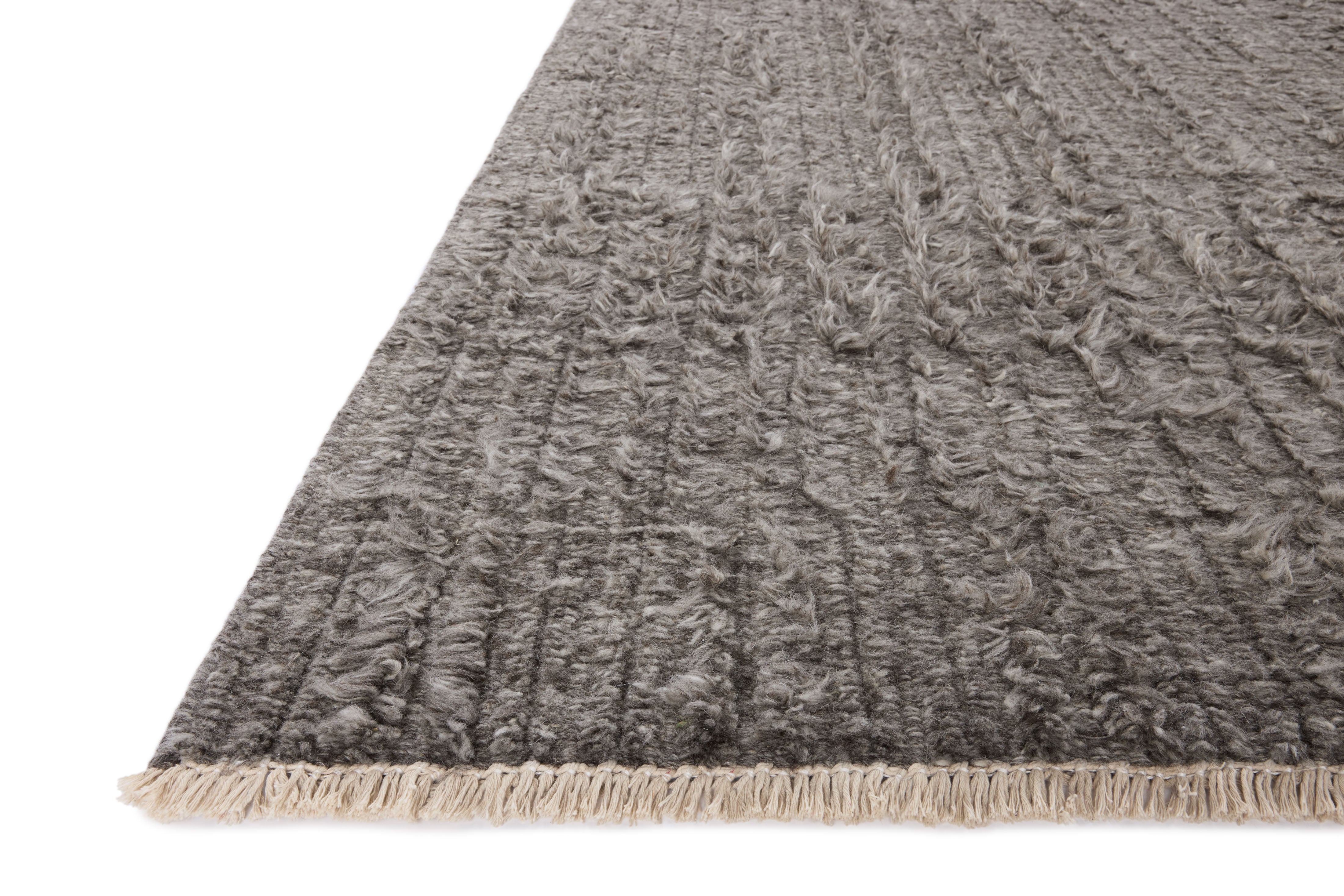 Brigette Romanek x Loloi Dana Granite Rug 1- RUGS - wool Loloi