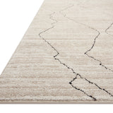 Loloi Darby Sand / Charcoal Rug 0-RUGS-patterned Loloi