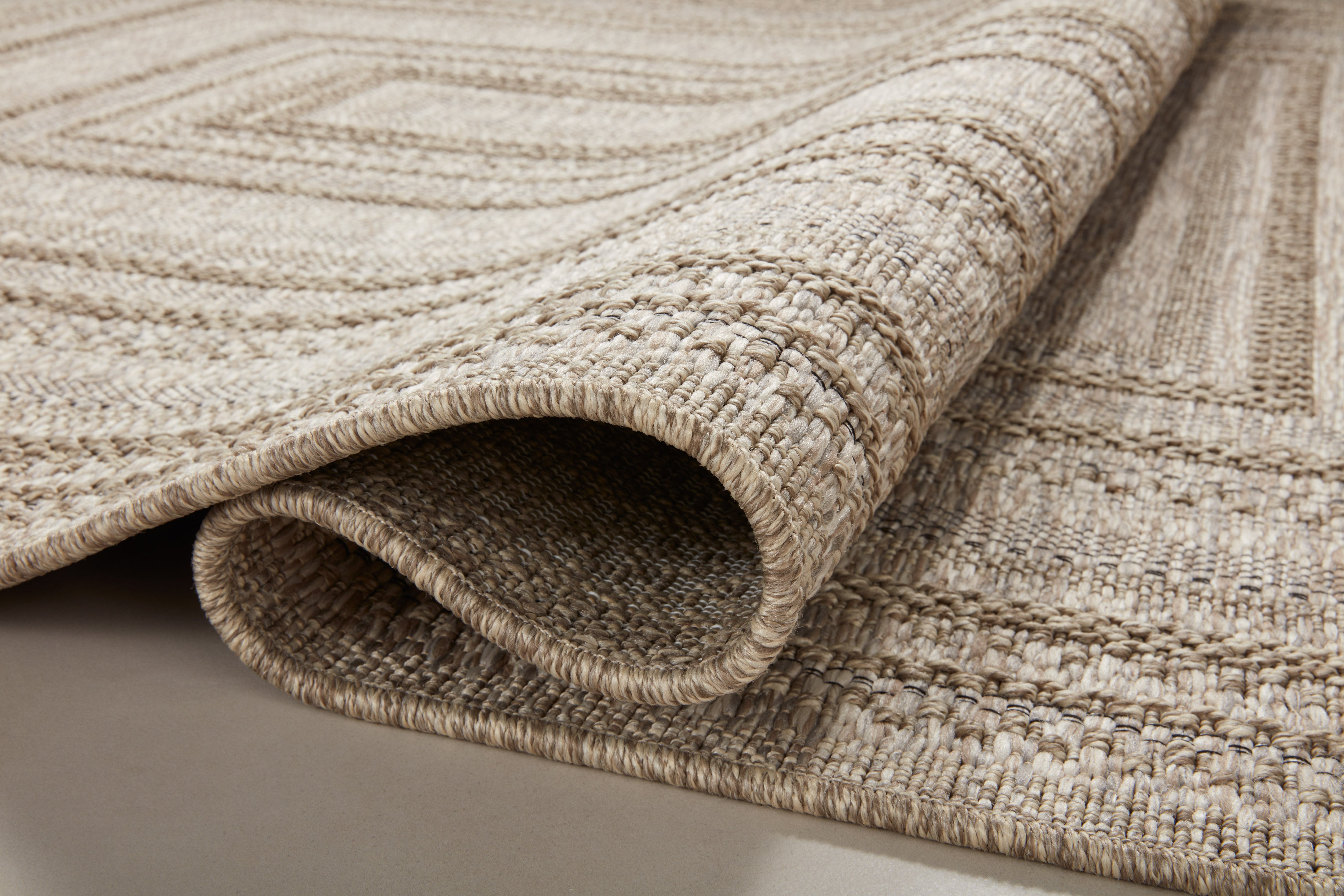 Loloi Dawn Natural Rug No.2 RUGS - synthetic Loloi 18" x 18"