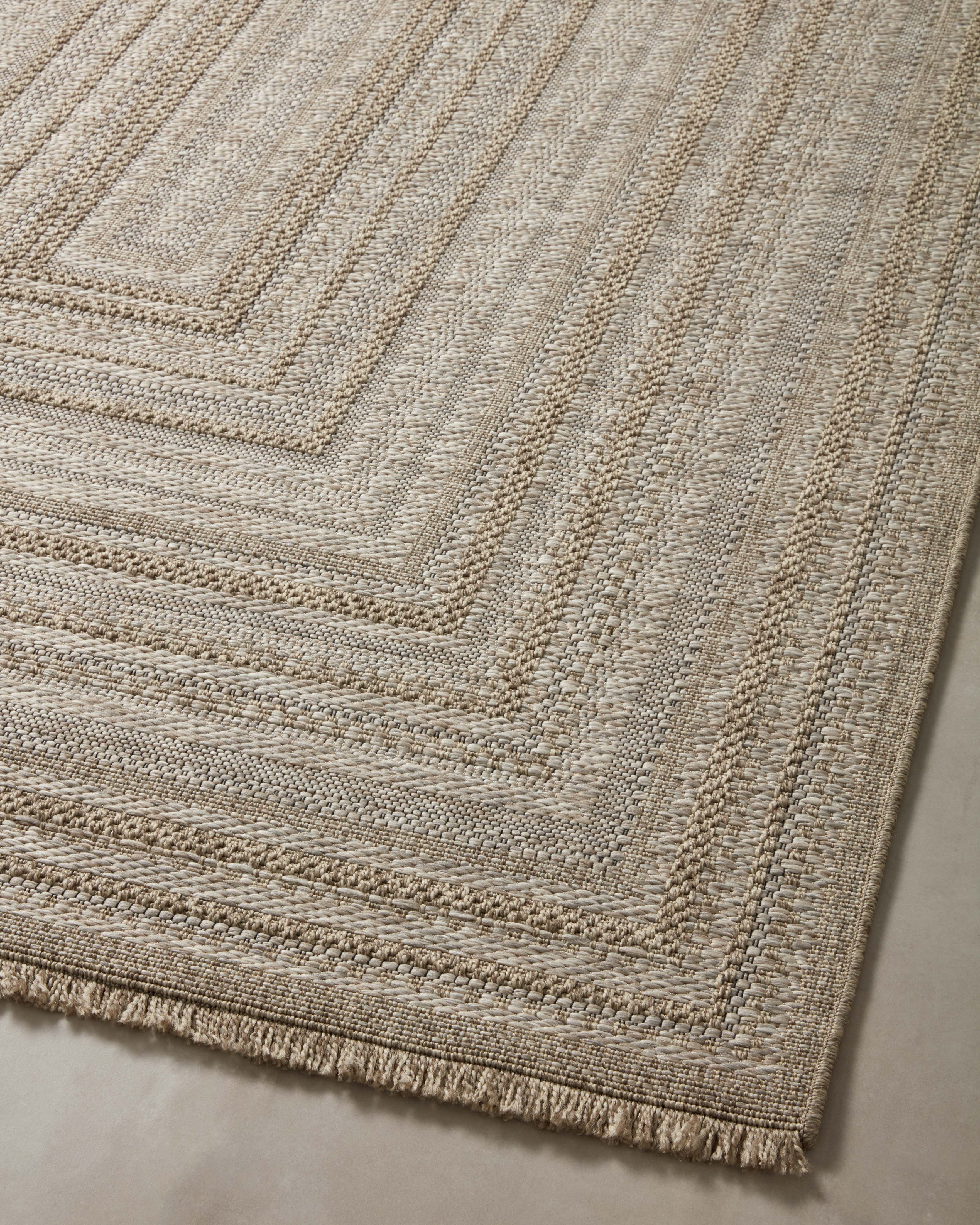 Loloi Dawn Natural Rug No.5 RUGS - synthetic Loloi 18" x 18"