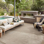 Loloi Dawn Natural Rug No.4 RUGS - synthetic Loloi 18" x 18"