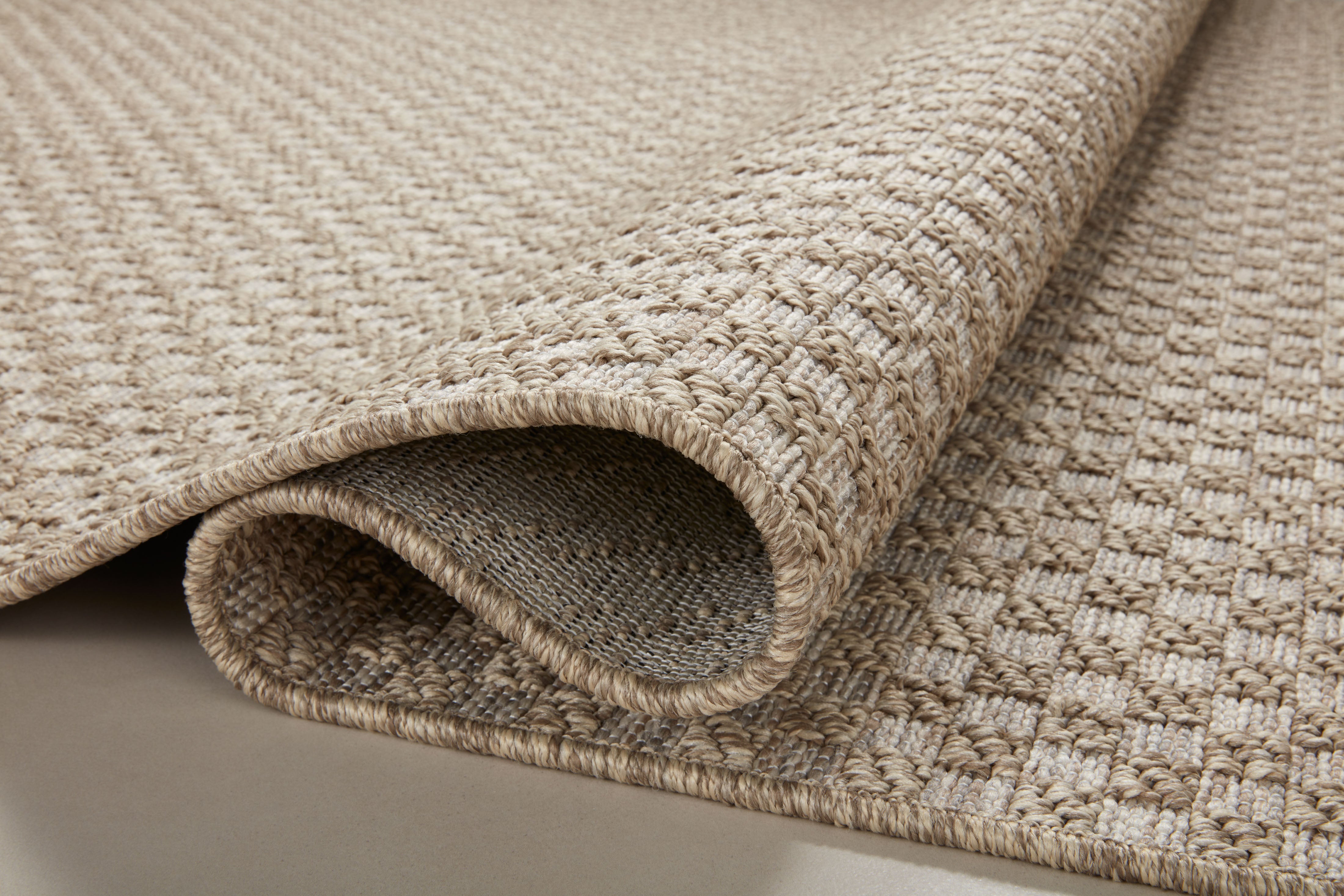 Loloi Dawn Natural Rug No.8 RUGS - synthetic Loloi 18" x 18"