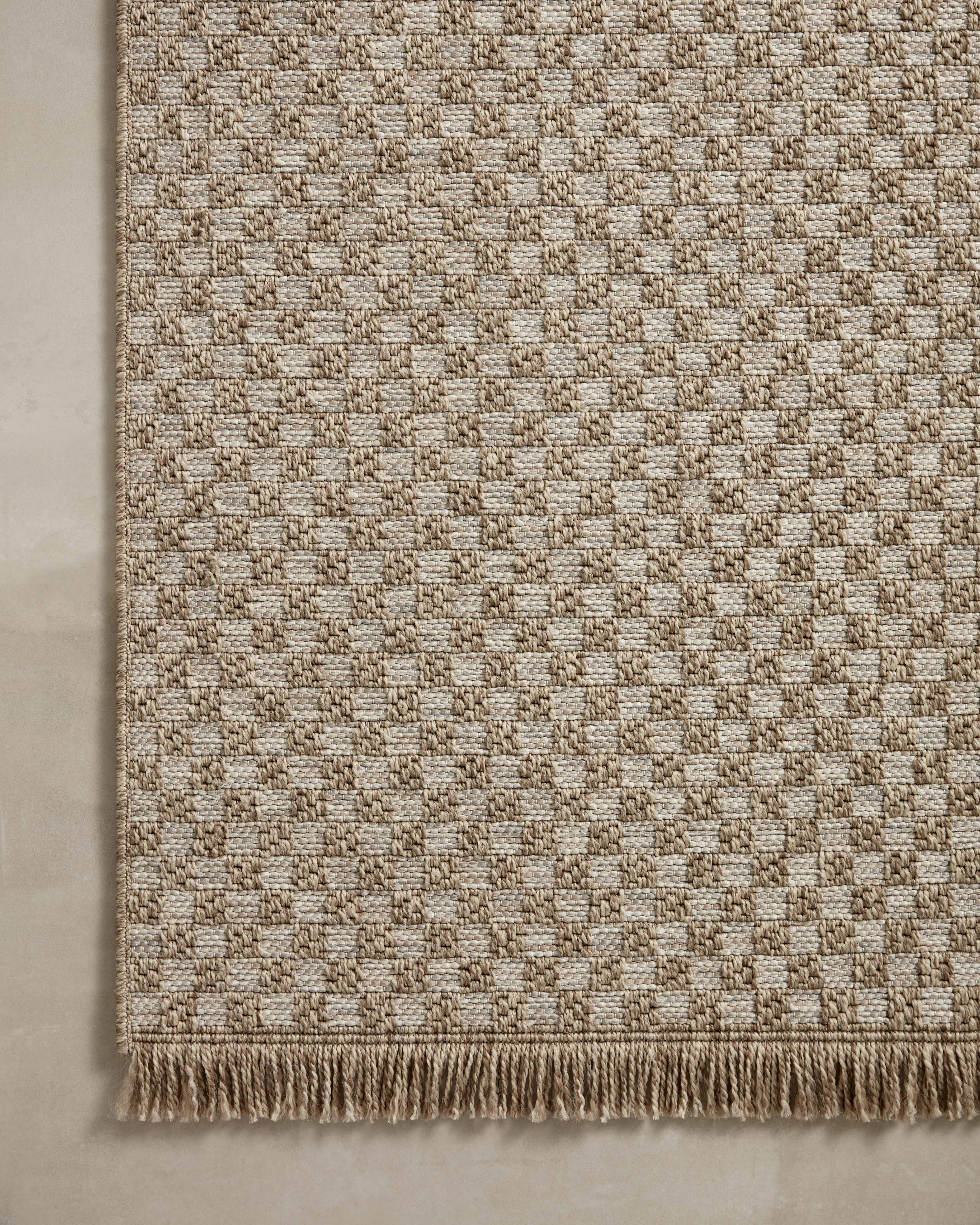 Loloi Dawn Natural Rug No.4 RUGS - synthetic Loloi 18" x 18"