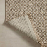 Loloi Dawn Natural Rug No.8 RUGS - synthetic Loloi 18" x 18"
