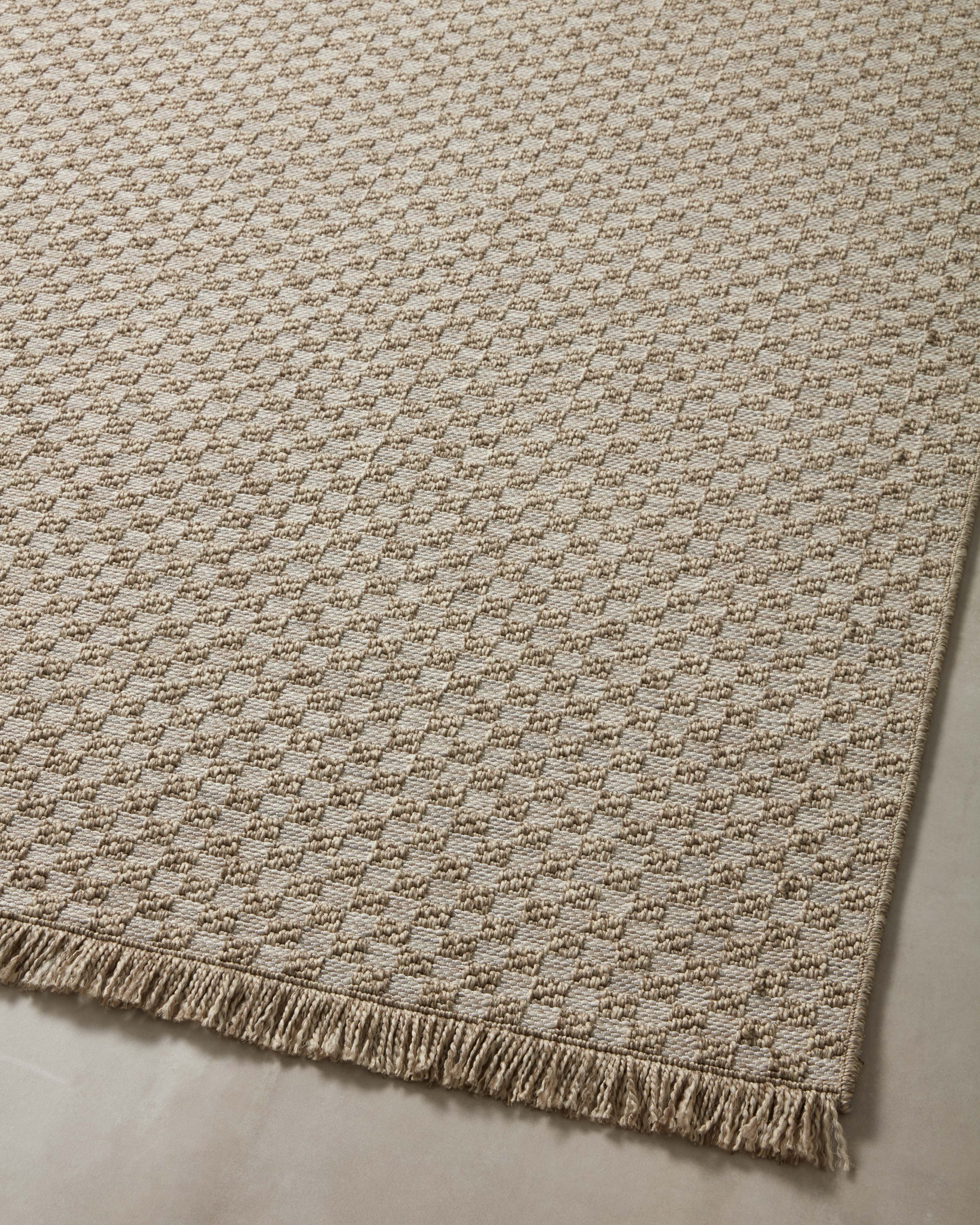 Loloi Dawn Natural Rug No.3 RUGS - synthetic Loloi 18" x 18"