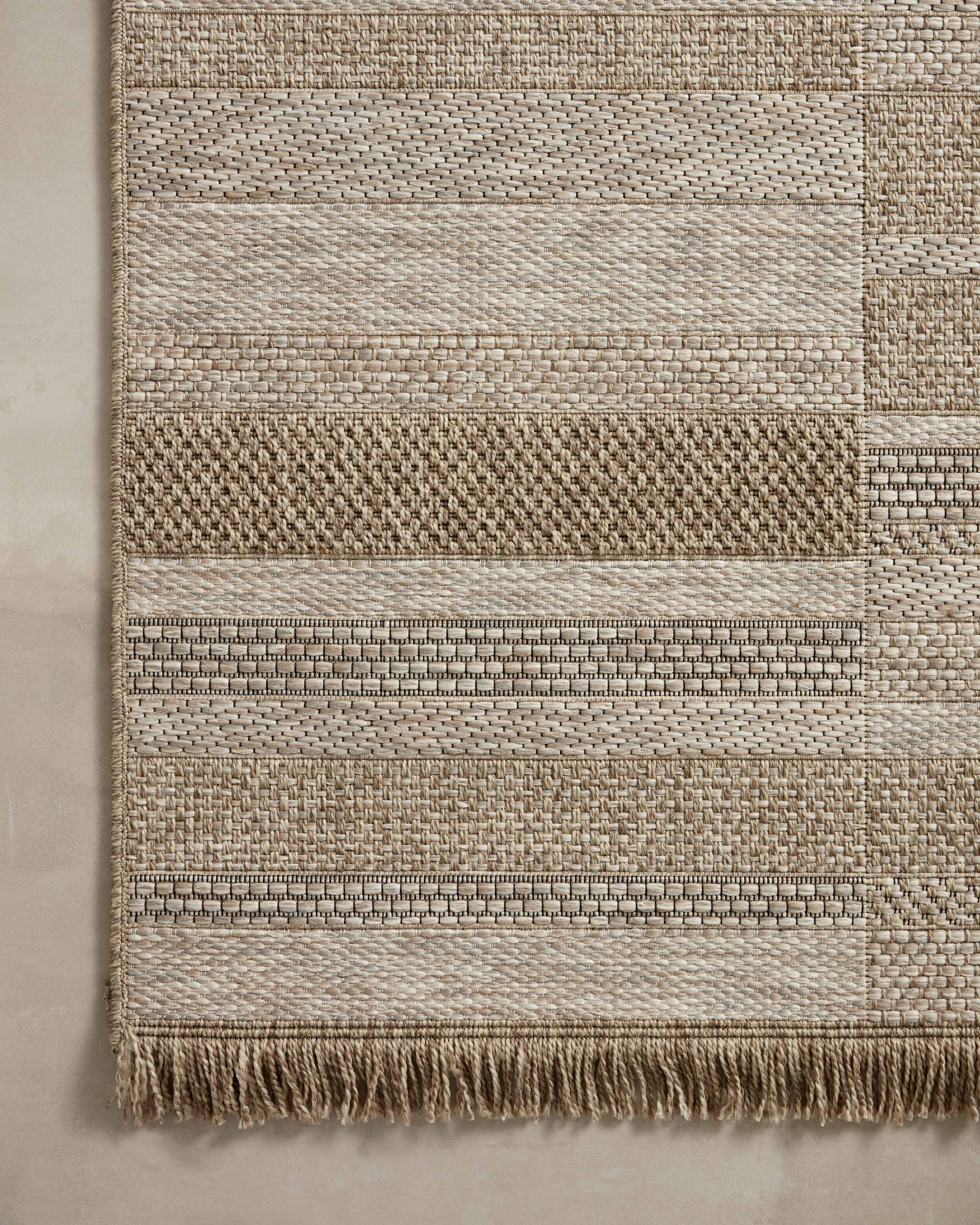 Loloi Dawn Natural Rug No.2 RUGS - synthetic Loloi 18" x 18"