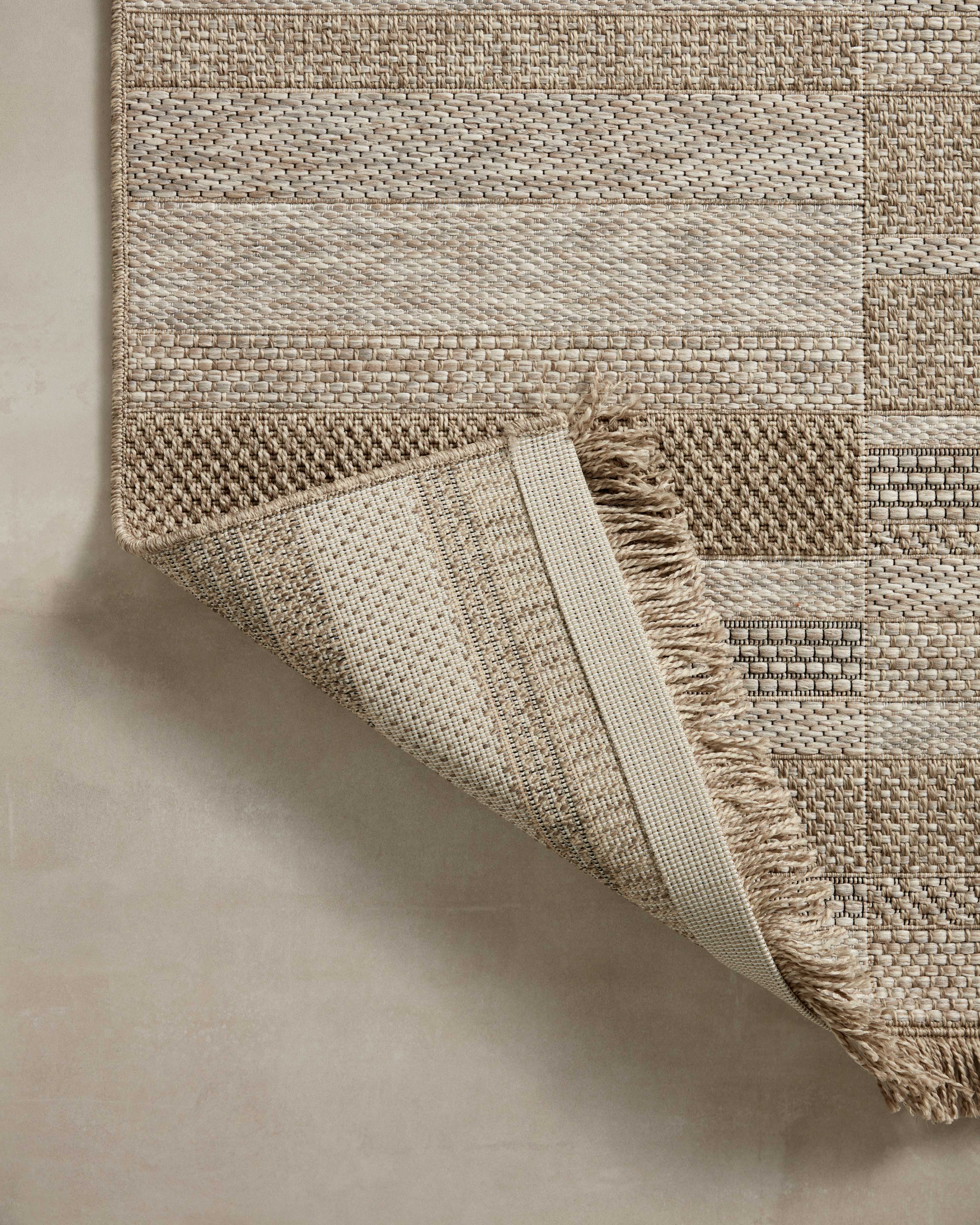 Loloi Dawn Natural Rug No.4 RUGS - synthetic Loloi 18" x 18"