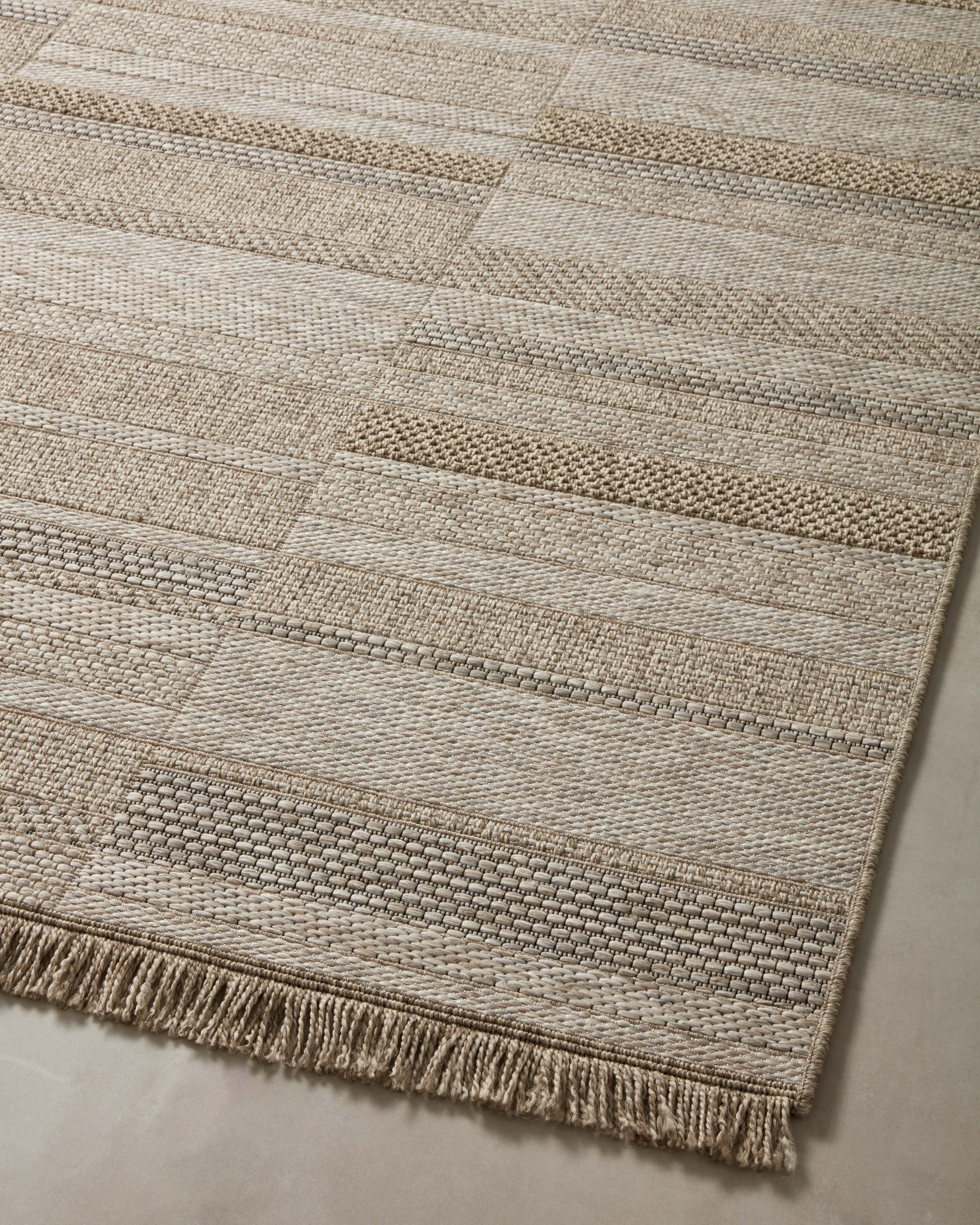 Loloi Dawn Natural Rug No.8 RUGS - synthetic Loloi 18" x 18"