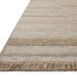 OVERSTOCK ITEM - Dawn Natural Stripes Outdoor Rug - 8'10" x 12'2"