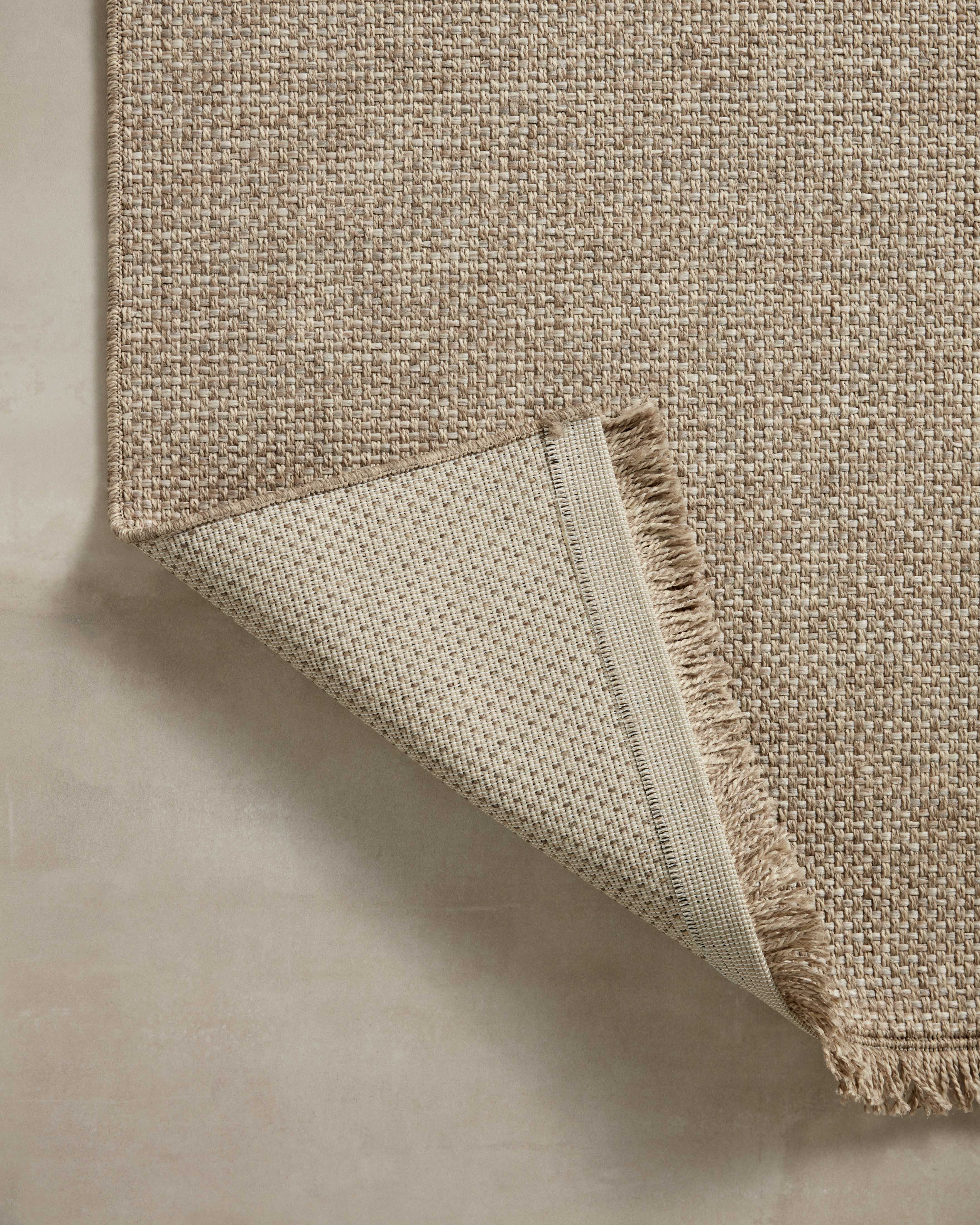 Loloi Dawn Natural Rug No.2 RUGS - synthetic Loloi 18" x 18"
