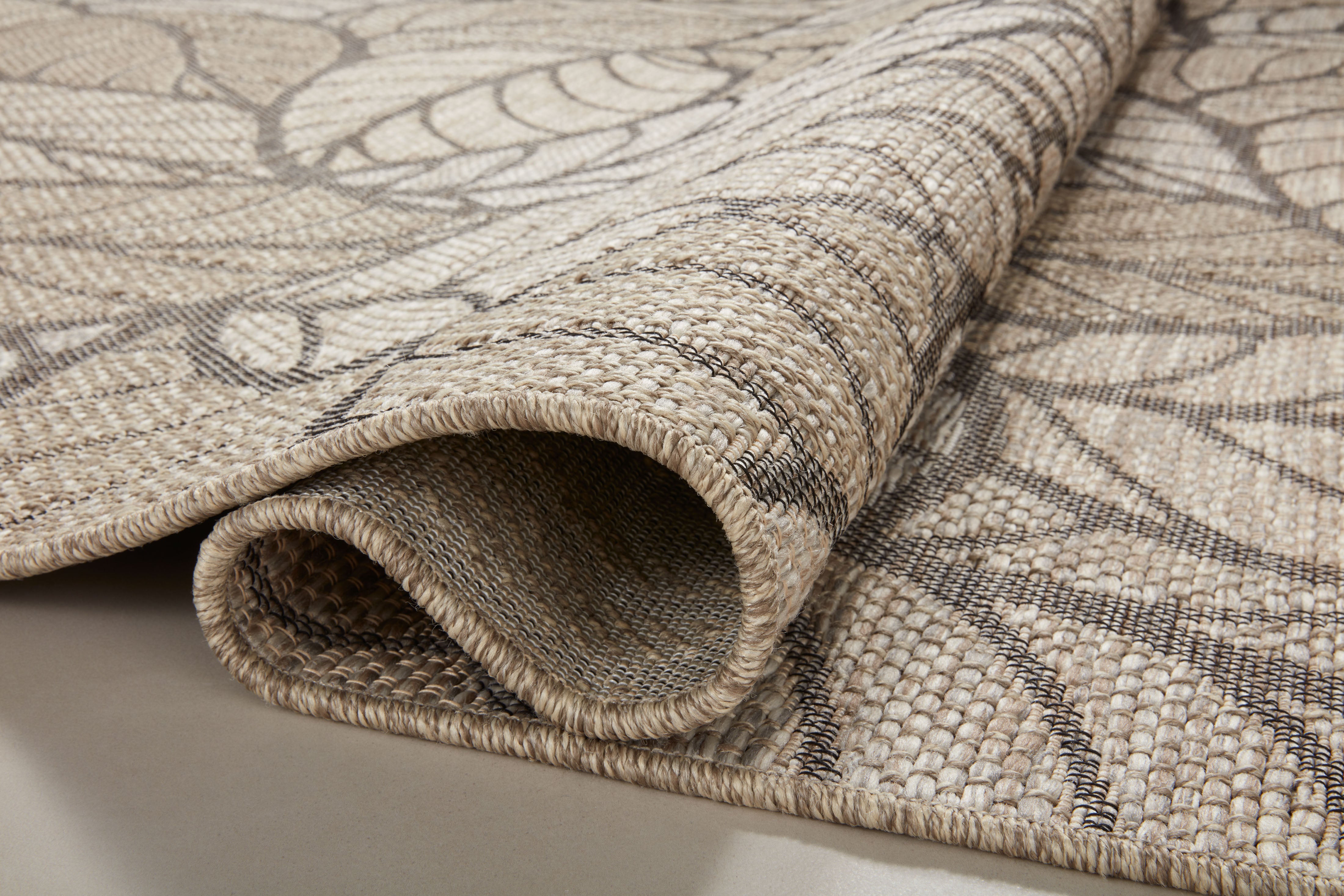 Loloi Dawn Natural Rug No.1 RUGS - synthetic Loloi 18" x 18"