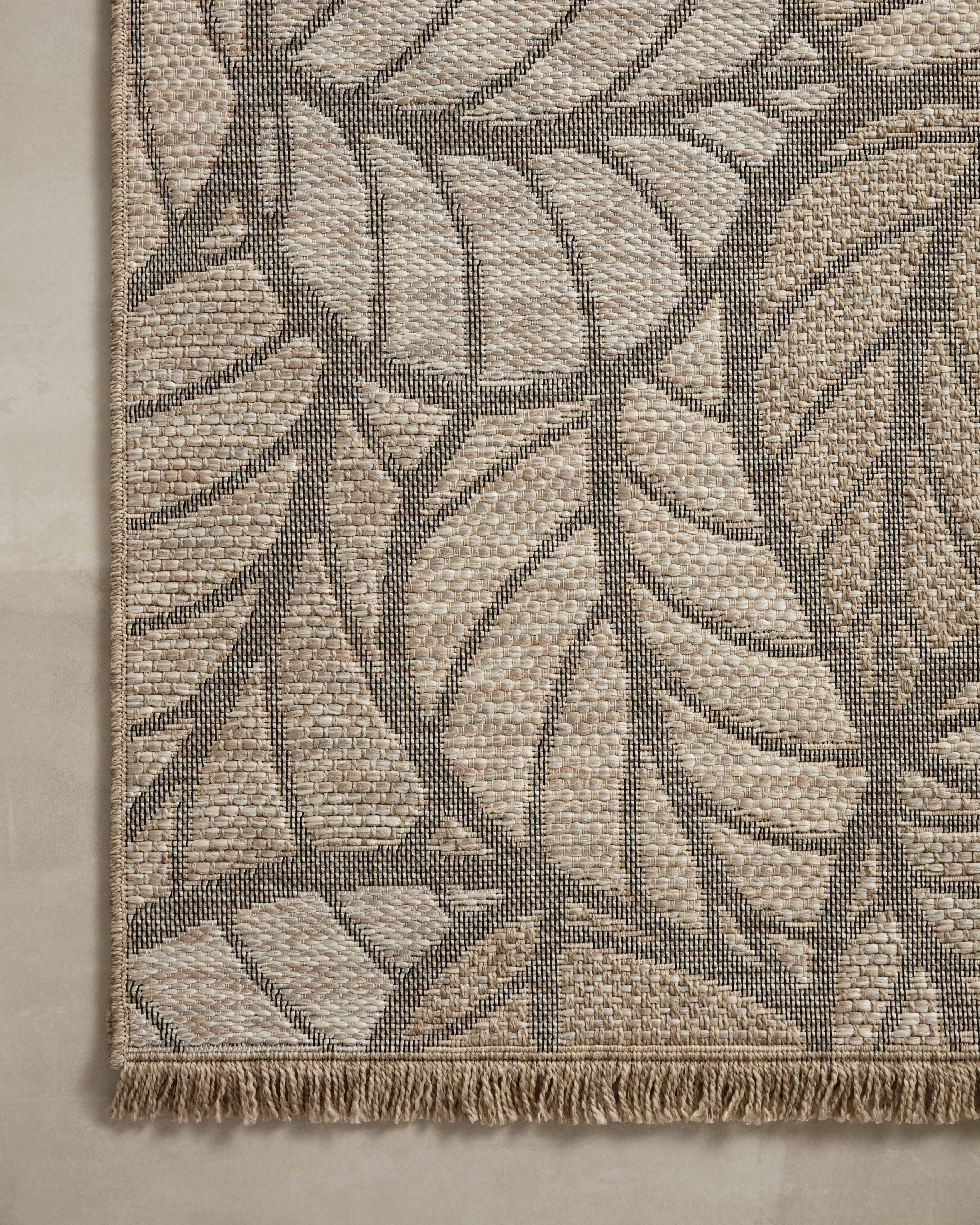 Loloi Dawn Natural Rug No.3 RUGS - synthetic Loloi 18" x 18"