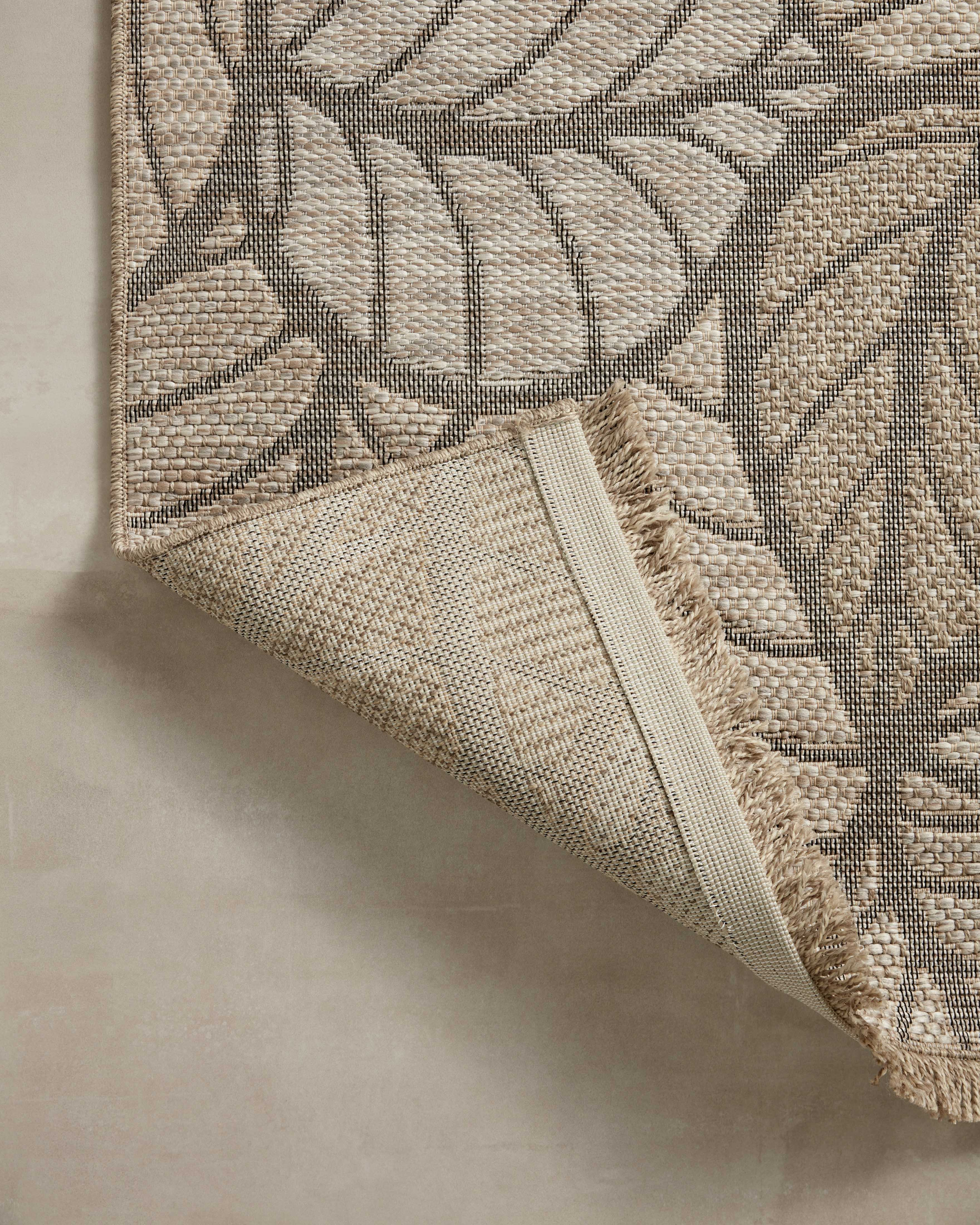 Loloi Dawn Natural Rug No.4 RUGS - synthetic Loloi 18" x 18"