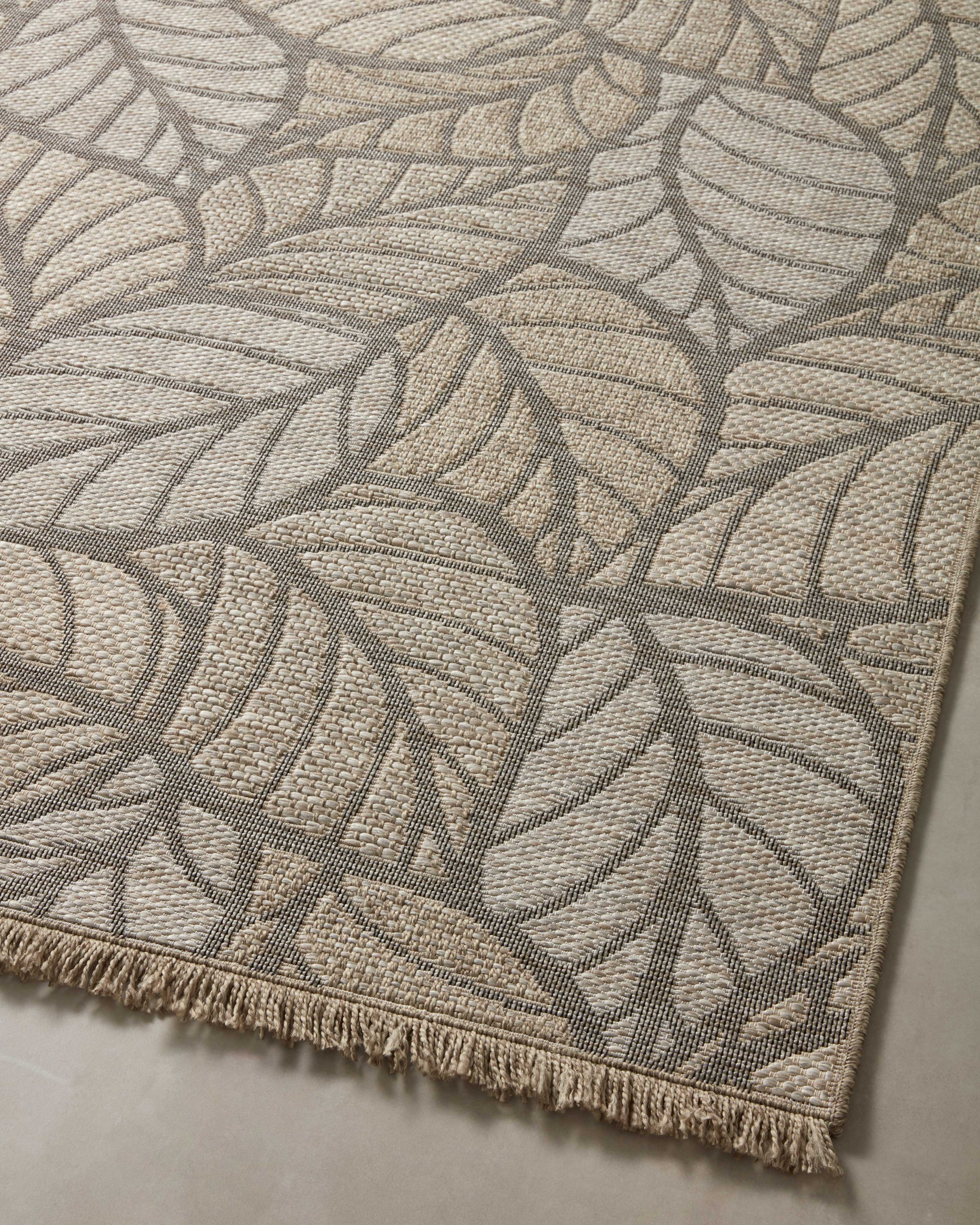 Loloi Dawn Natural Rug No.2 RUGS - synthetic Loloi 18" x 18"