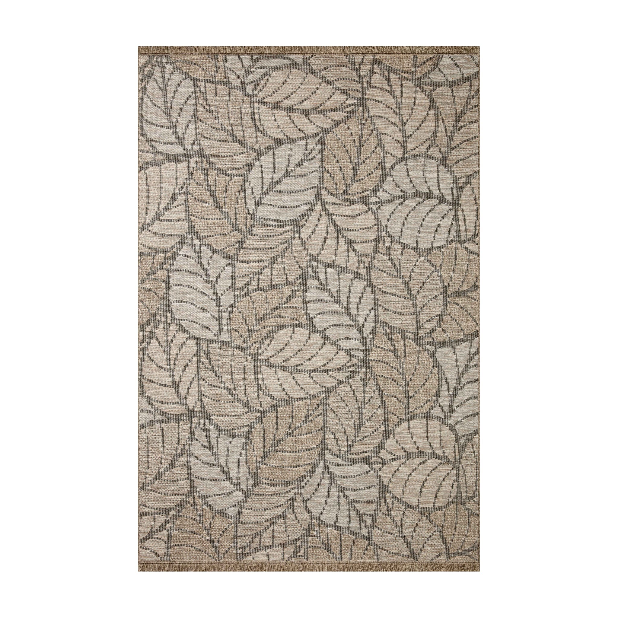 Loloi Dawn Natural Rug No.5, 18" x 18"