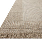 Loloi Dawn Natural Rug No.3 RUGS - synthetic Loloi 18" x 18"