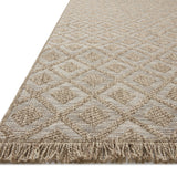 Loloi Dawn Natural Rug No.1 RUGS - synthetic Loloi 18" x 18"