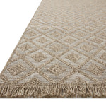 Loloi Dawn Natural Rug No.3 RUGS - synthetic Loloi 18" x 18"