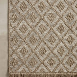 Loloi Dawn Natural Rug No.3 RUGS - synthetic Loloi 18" x 18"